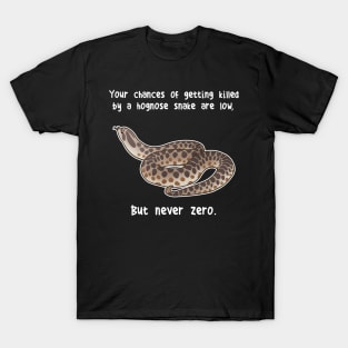 Hognose Snake Never Zero T-Shirt